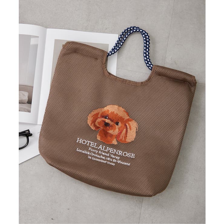 メッシュ刺繍コードトート | RMAF　NICE CLAUP / OLIVE des OLIVE | 詳細画像7 