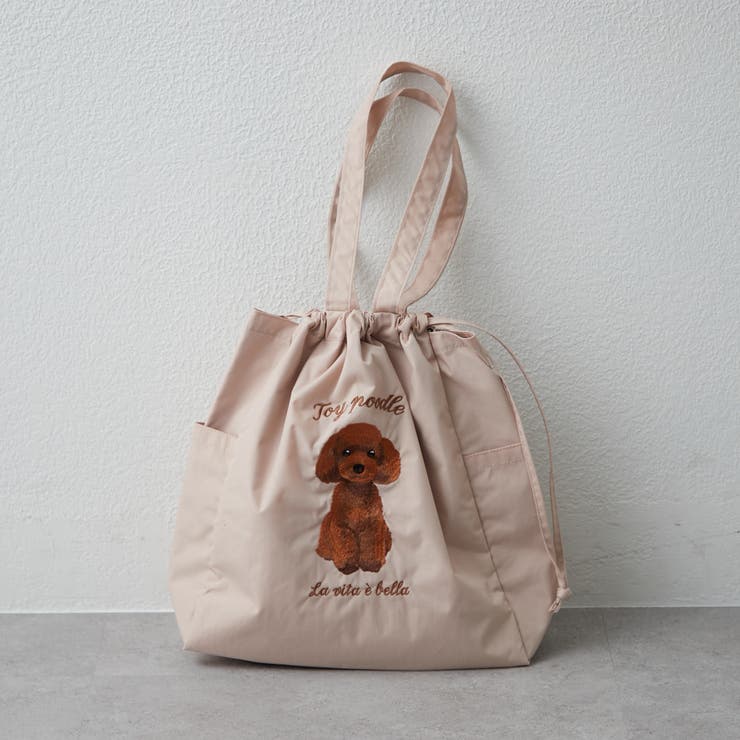 【Web限定】アニマル刺繍巾着トート | RMAF　NICE CLAUP / OLIVE des OLIVE | 詳細画像3 