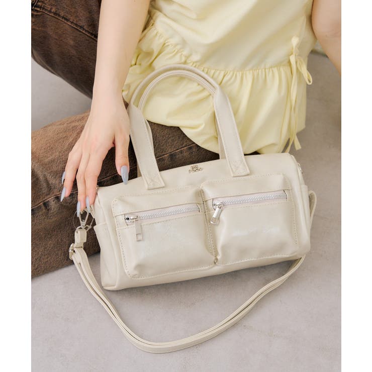 アイボリー | グロッグ2WAYミニボストン | RMAF　NICE CLAUP / OLIVE des OLIVE