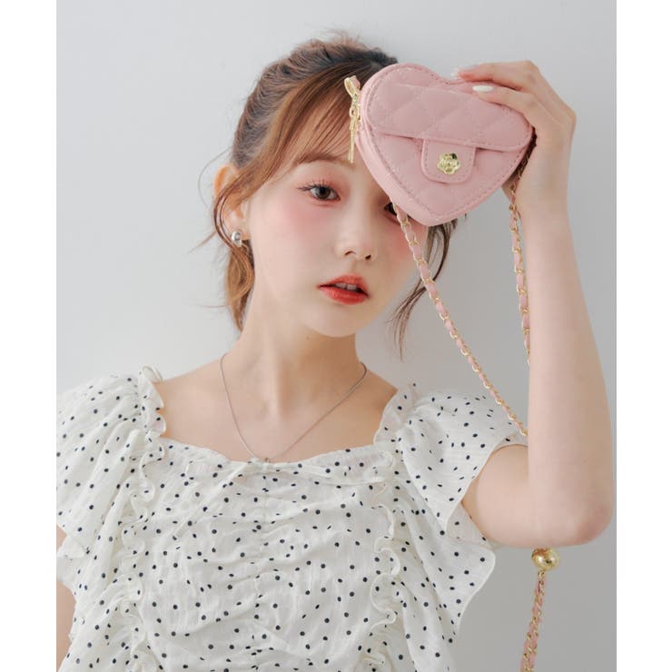 ハートキルティングバッグ | RMAF　NICE CLAUP / OLIVE des OLIVE | 詳細画像1 