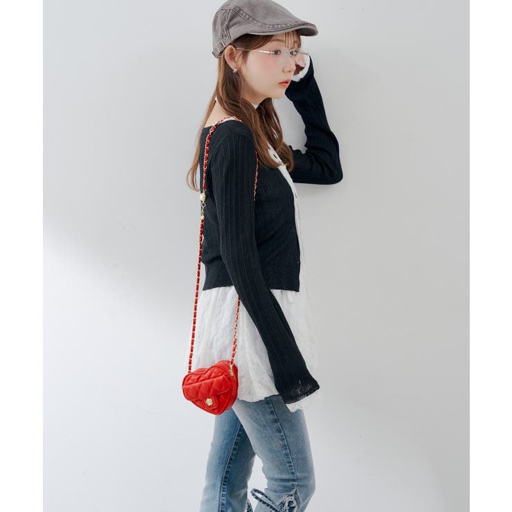 ハートキルティングバッグ | RMAF　NICE CLAUP / OLIVE des OLIVE | 詳細画像13 