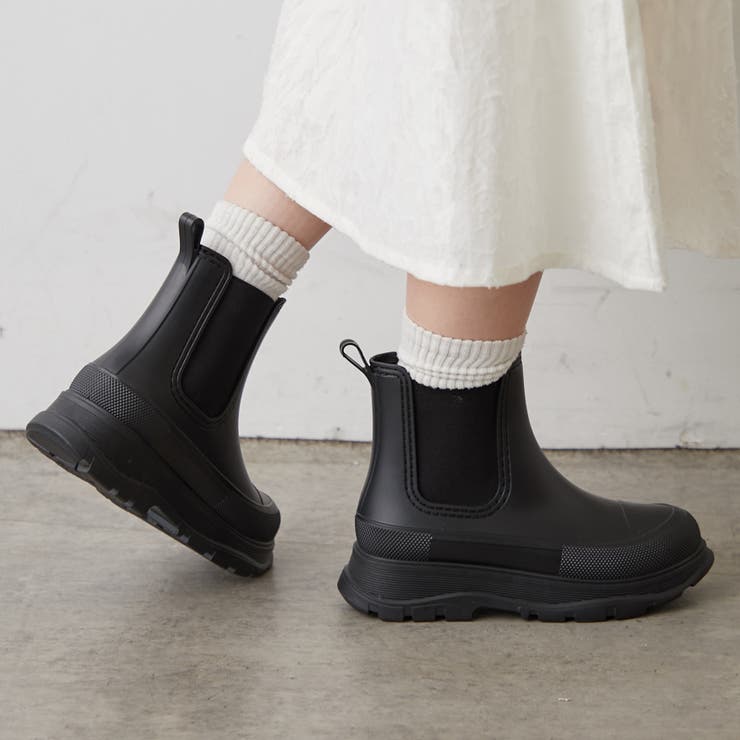 雨の日も快適！厚底サイドゴアレインブーツ | RMAF　NICE CLAUP / OLIVE des OLIVE | 詳細画像5 