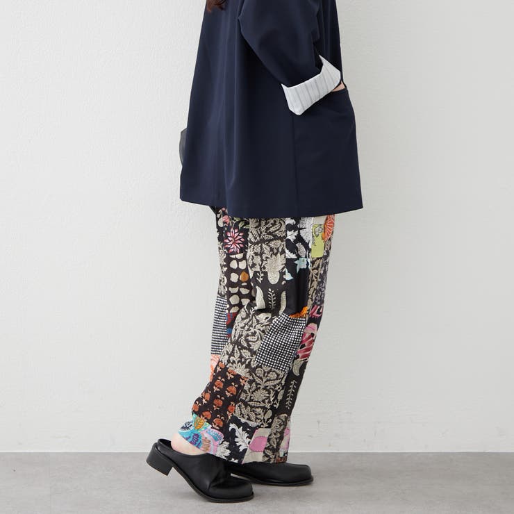 【nane】さらっと快適 インド綿 パッチワークパンツ | RMAF　NICE CLAUP / OLIVE des OLIVE | 詳細画像14 