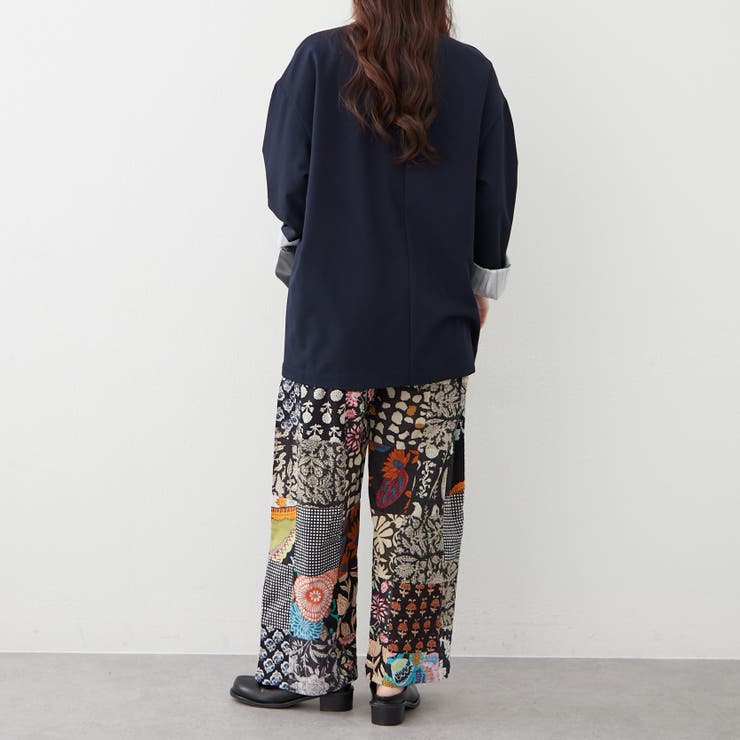 【nane】さらっと快適 インド綿 パッチワークパンツ | RMAF　NICE CLAUP / OLIVE des OLIVE | 詳細画像19 