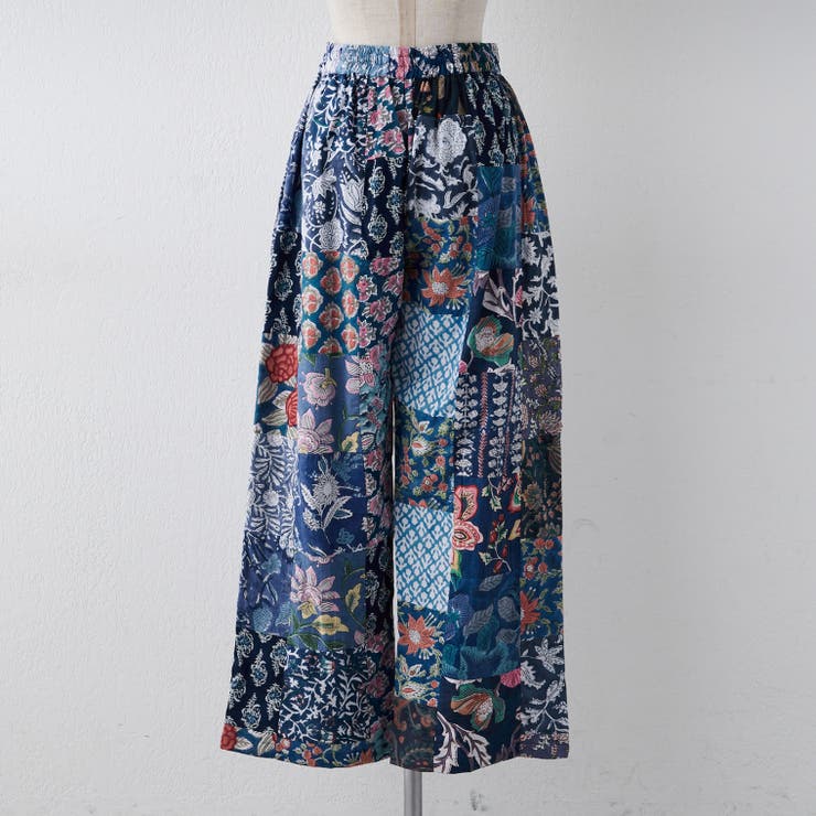 【nane】さらっと快適 インド綿 パッチワークパンツ | RMAF　NICE CLAUP / OLIVE des OLIVE | 詳細画像25 