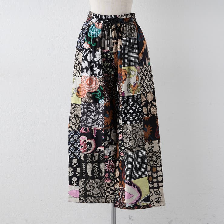 【nane】さらっと快適 インド綿 パッチワークパンツ | RMAF　NICE CLAUP / OLIVE des OLIVE | 詳細画像22 