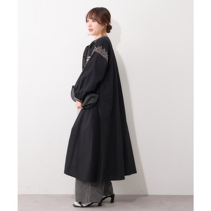 【nane】刺繍前あきワンピース | RMAF　NICE CLAUP / OLIVE des OLIVE | 詳細画像19 