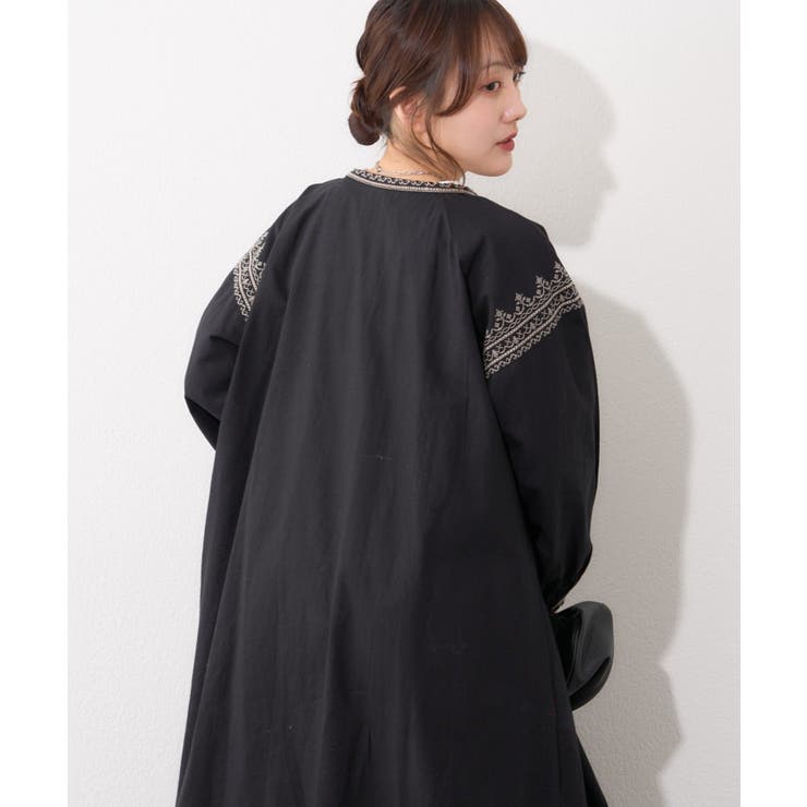 【nane】刺繍前あきワンピース | RMAF　NICE CLAUP / OLIVE des OLIVE | 詳細画像26 