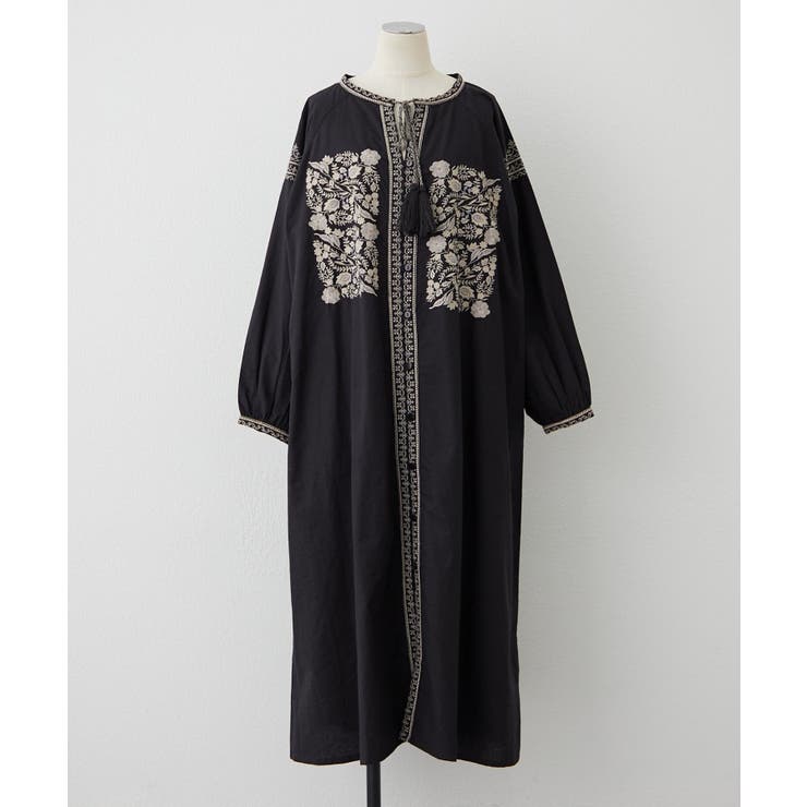 【nane】刺繍前あきワンピース | RMAF　NICE CLAUP / OLIVE des OLIVE | 詳細画像28 