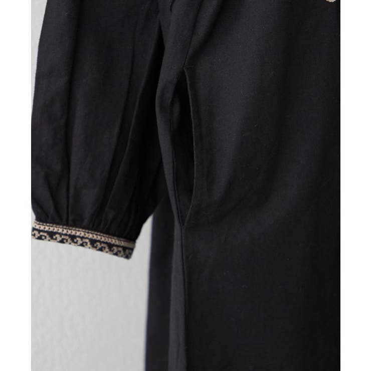 【nane】刺繍前あきワンピース | RMAF　NICE CLAUP / OLIVE des OLIVE | 詳細画像34 