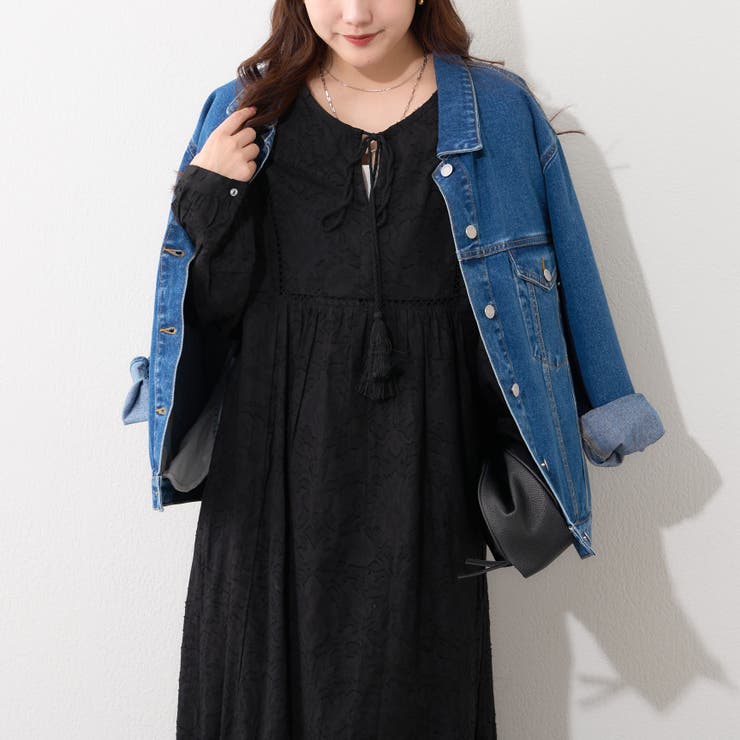 【nane】インド綿 ジャガードレースワンピース | RMAF　NICE CLAUP / OLIVE des OLIVE | 詳細画像11 