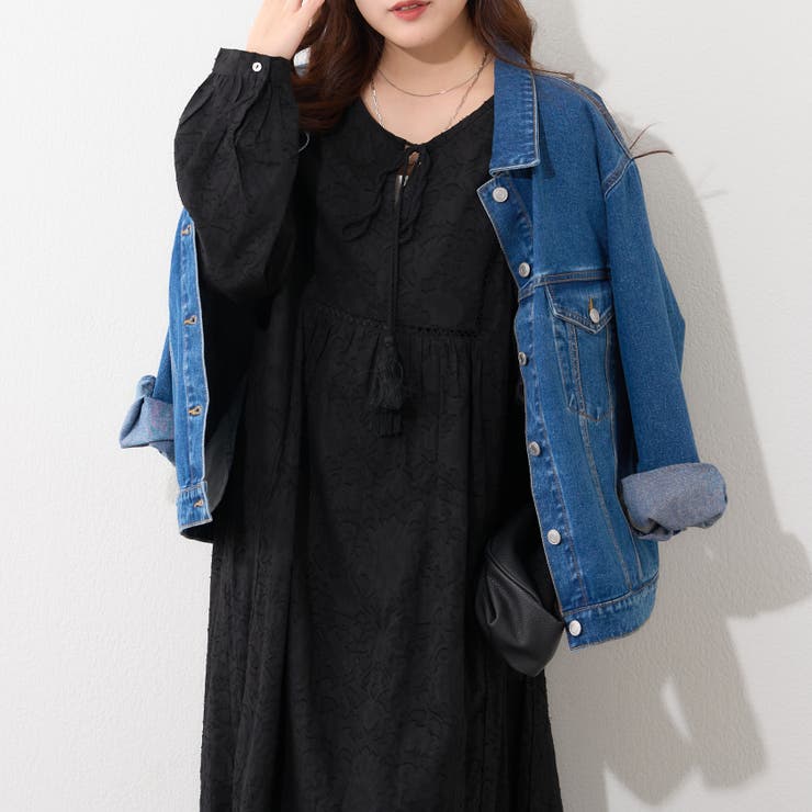 【nane】インド綿 ジャガードレースワンピース | RMAF　NICE CLAUP / OLIVE des OLIVE | 詳細画像13 