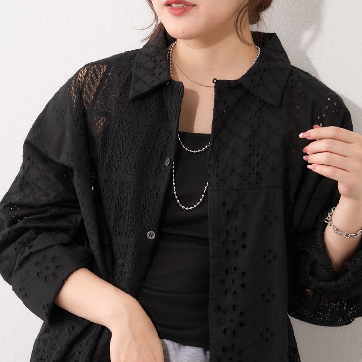 【nane】インド綿 パッチワークブラウス | RMAF　NICE CLAUP / OLIVE des OLIVE | 詳細画像7 