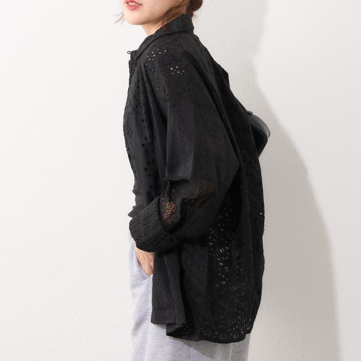 【nane】インド綿 パッチワークブラウス | RMAF　NICE CLAUP / OLIVE des OLIVE | 詳細画像5 