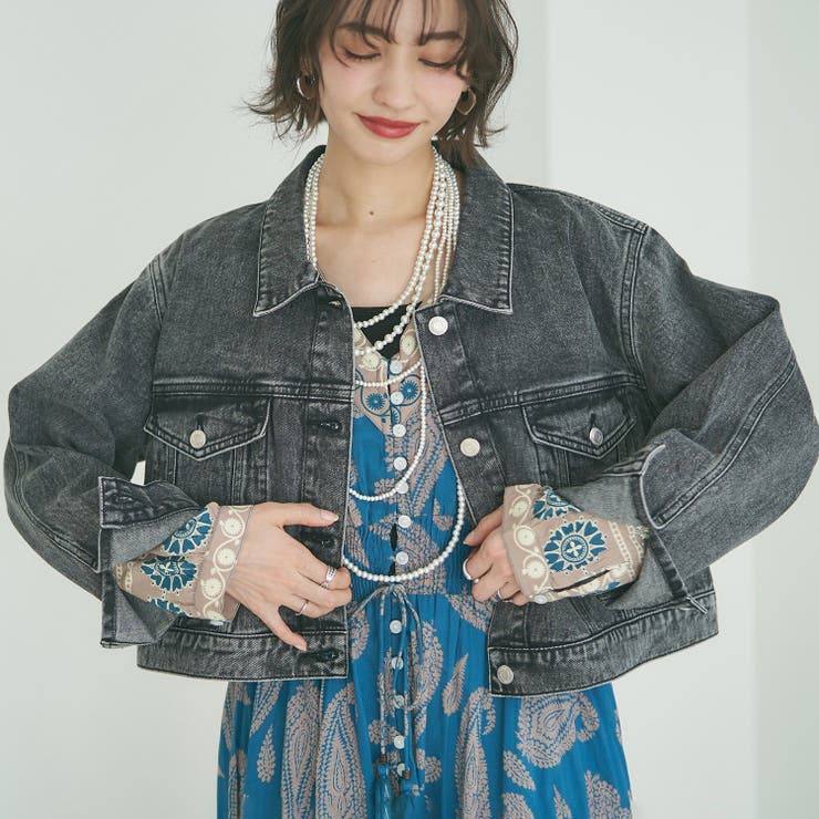 【nane】エスニック柄ワンピース | RMAF　NICE CLAUP / OLIVE des OLIVE | 詳細画像7 