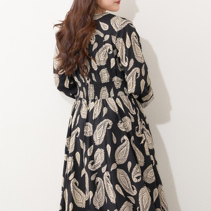 【nane】エスニック柄ワンピース | RMAF　NICE CLAUP / OLIVE des OLIVE | 詳細画像15 