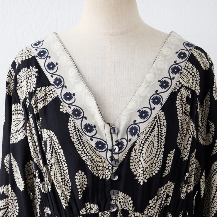 【nane】エスニック柄ワンピース | RMAF　NICE CLAUP / OLIVE des OLIVE | 詳細画像27 