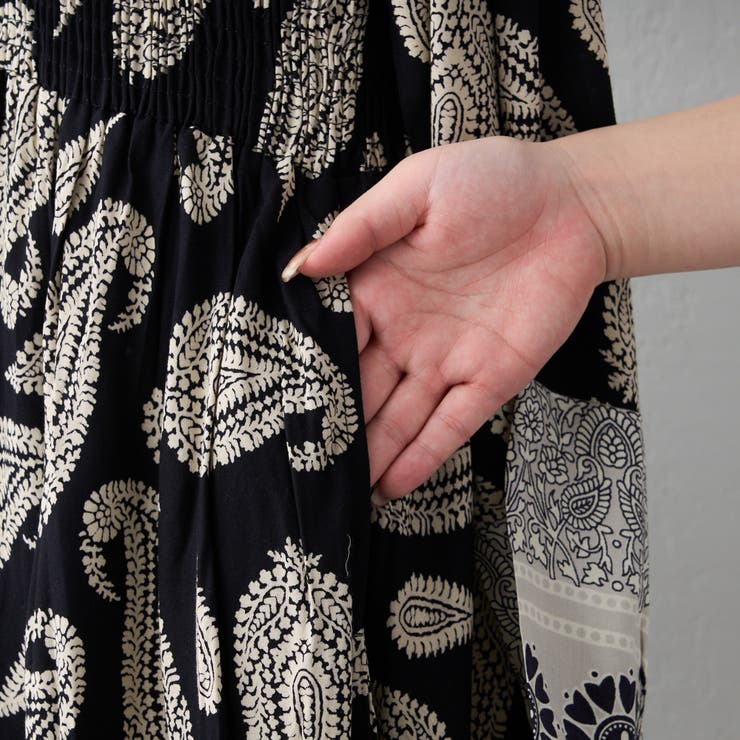 【nane】エスニック柄ワンピース | RMAF　NICE CLAUP / OLIVE des OLIVE | 詳細画像30 