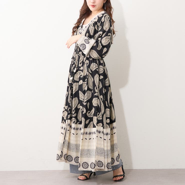 【nane】エスニック柄ワンピース | RMAF　NICE CLAUP / OLIVE des OLIVE | 詳細画像17 