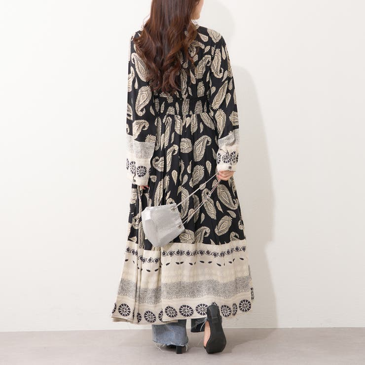 【nane】エスニック柄ワンピース | RMAF　NICE CLAUP / OLIVE des OLIVE | 詳細画像18 