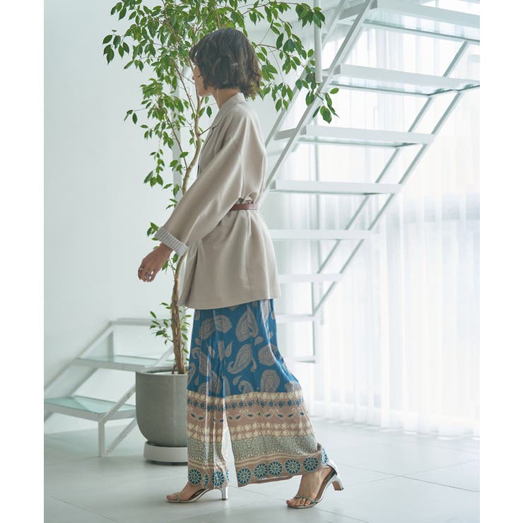 【nane】エスニック柄パンツ | RMAF　NICE CLAUP / OLIVE des OLIVE | 詳細画像9 