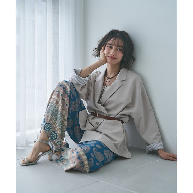 【nane】エスニック柄パンツ | RMAF　NICE CLAUP / OLIVE des OLIVE | 詳細画像10 