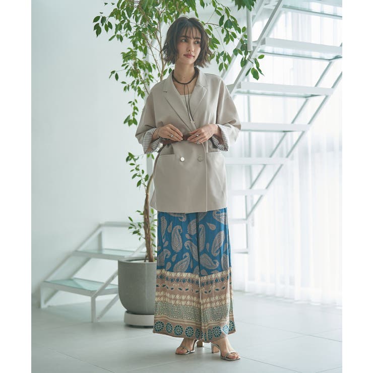 【nane】エスニック柄パンツ | RMAF　NICE CLAUP / OLIVE des OLIVE | 詳細画像11 