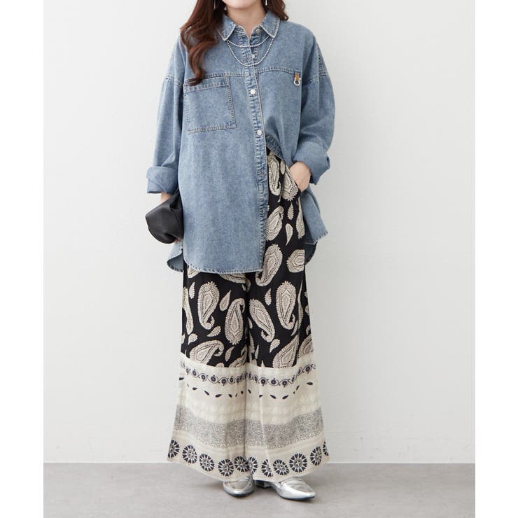 【nane】エスニック柄パンツ | RMAF　NICE CLAUP / OLIVE des OLIVE | 詳細画像14 