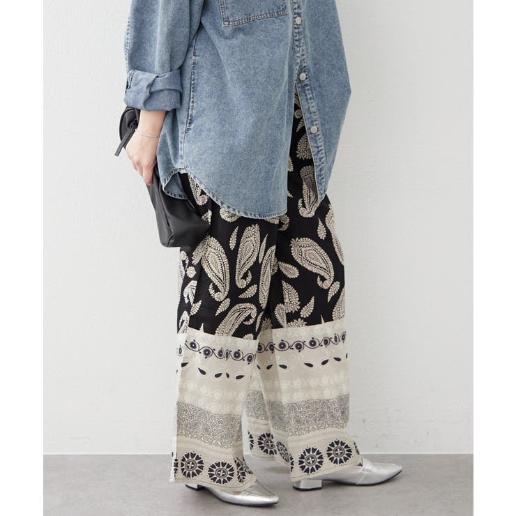 【nane】エスニック柄パンツ | RMAF　NICE CLAUP / OLIVE des OLIVE | 詳細画像15 