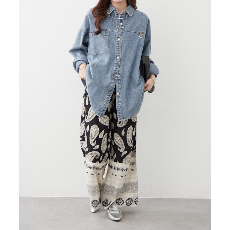 【nane】エスニック柄パンツ | RMAF　NICE CLAUP / OLIVE des OLIVE | 詳細画像18 