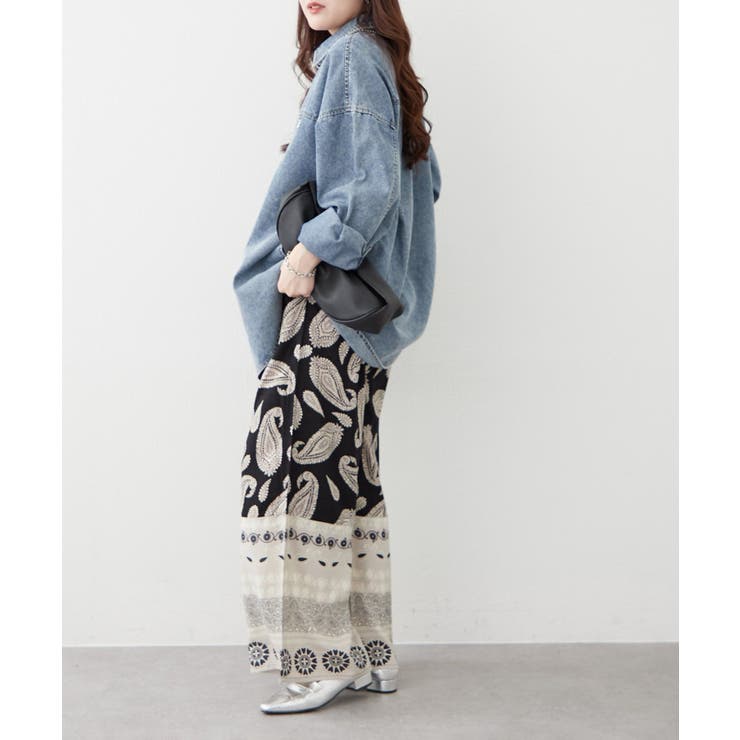 【nane】エスニック柄パンツ | RMAF　NICE CLAUP / OLIVE des OLIVE | 詳細画像19 