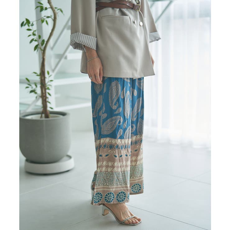 【nane】エスニック柄パンツ | RMAF　NICE CLAUP / OLIVE des OLIVE | 詳細画像5 