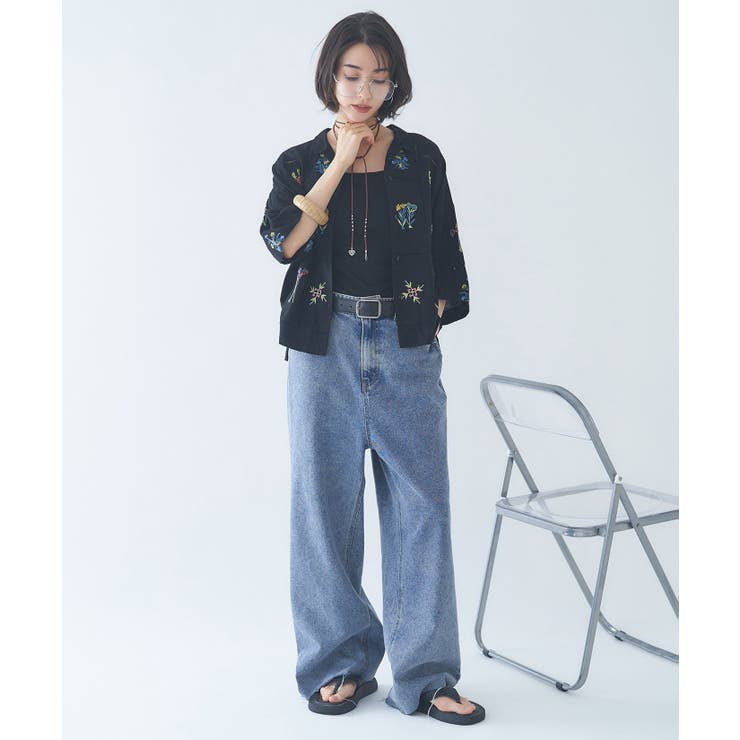 【nane】セットアップ対応 刺繍ブラウス | RMAF　NICE CLAUP / OLIVE des OLIVE | 詳細画像22 