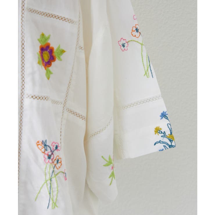 【nane】セットアップ対応 刺繍ブラウス | RMAF　NICE CLAUP / OLIVE des OLIVE | 詳細画像28 