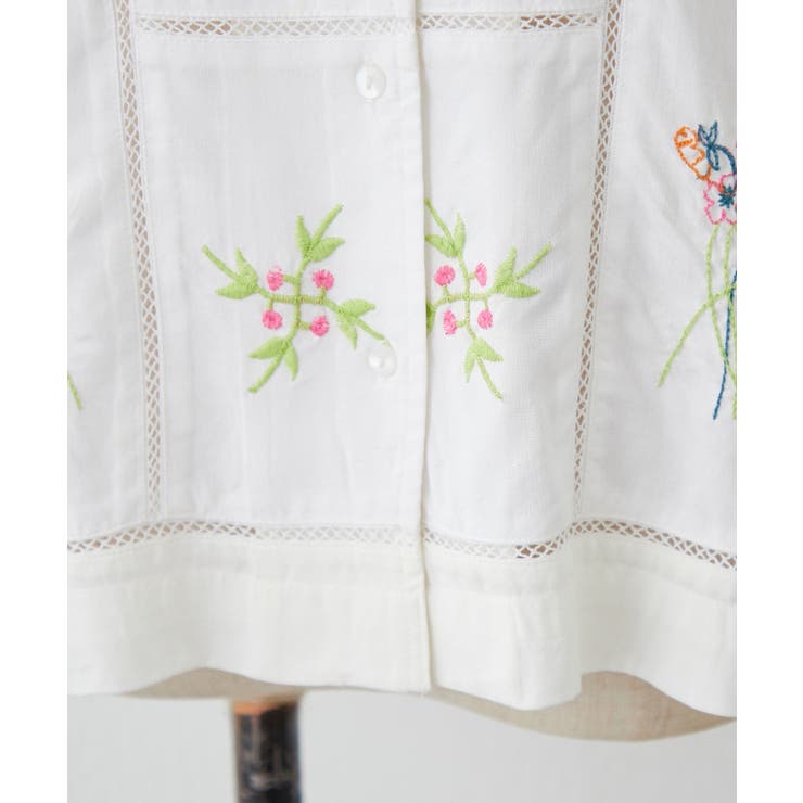 【nane】セットアップ対応 刺繍ブラウス | RMAF　NICE CLAUP / OLIVE des OLIVE | 詳細画像29 