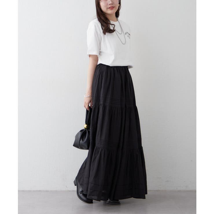 【NAO】ピンタックティアードスカート | RMAF　NICE CLAUP / OLIVE des OLIVE | 詳細画像13 