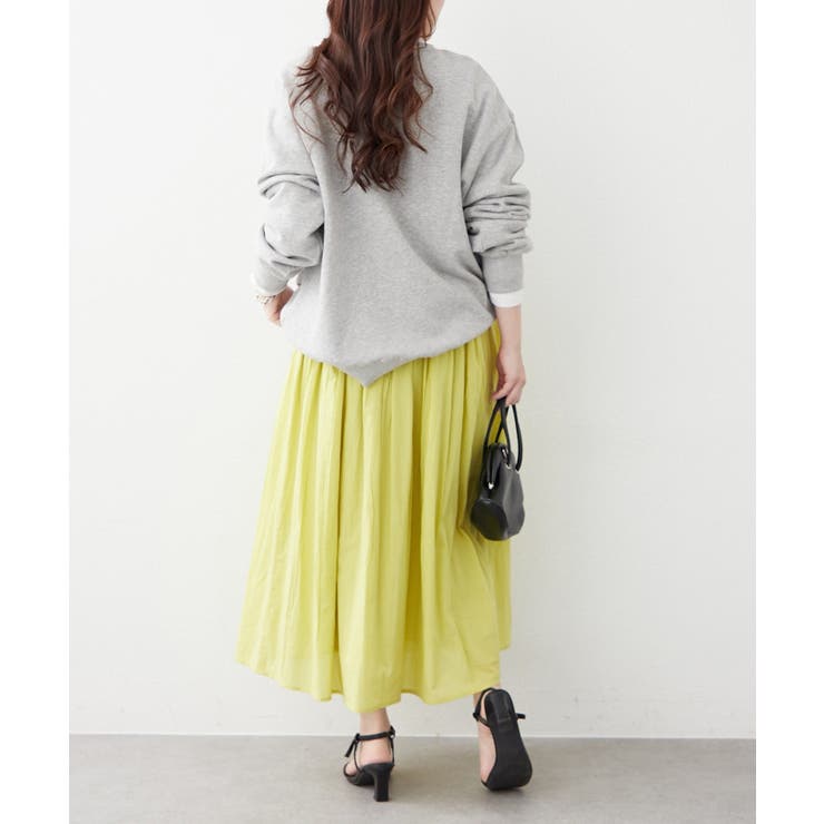 【NAO】コットン素材で快適 ギャザースカート | RMAF　NICE CLAUP / OLIVE des OLIVE | 詳細画像10 