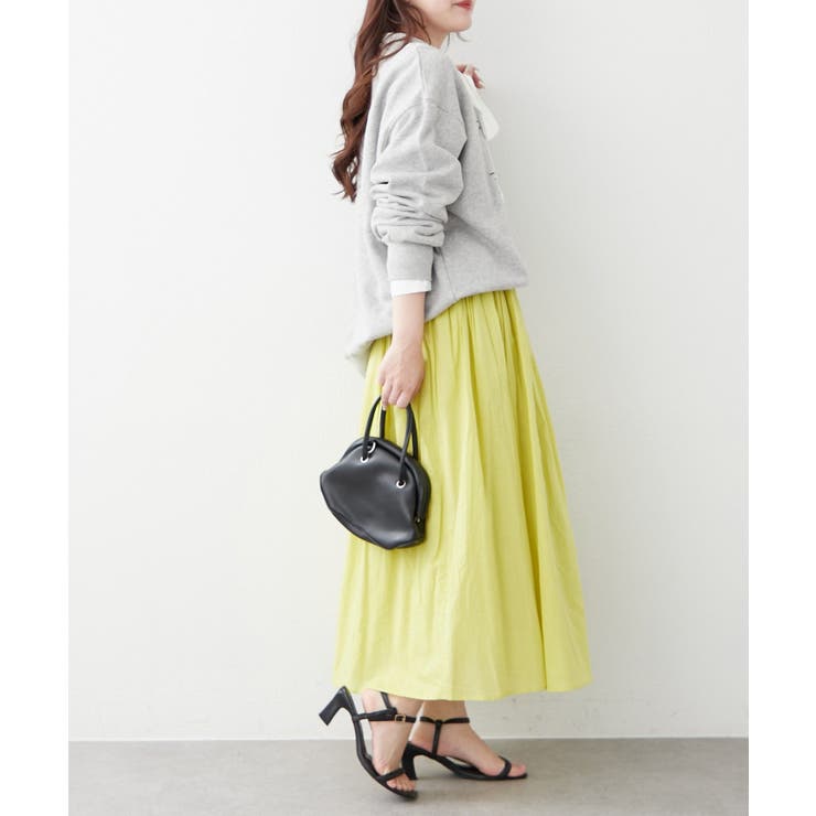 【NAO】コットン素材で快適 ギャザースカート | RMAF　NICE CLAUP / OLIVE des OLIVE | 詳細画像11 