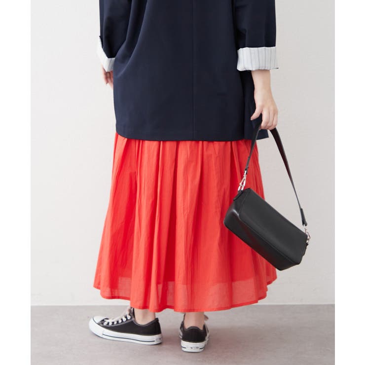 【NAO】コットン素材で快適 ギャザースカート | RMAF　NICE CLAUP / OLIVE des OLIVE | 詳細画像21 