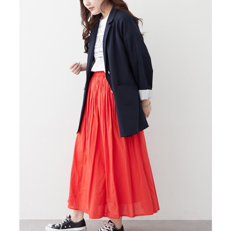 【NAO】コットン素材で快適 ギャザースカート | RMAF　NICE CLAUP / OLIVE des OLIVE | 詳細画像22 