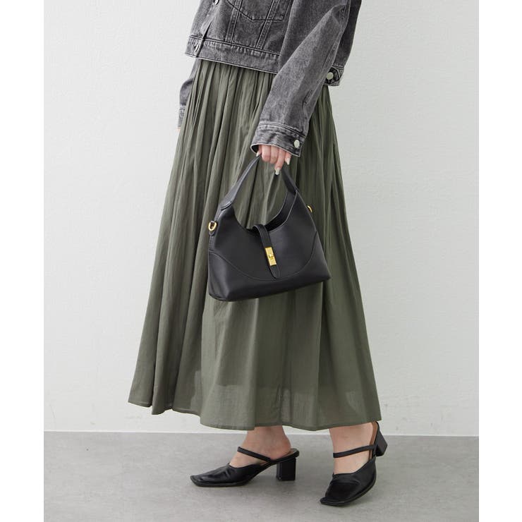 【NAO】コットン素材で快適 ギャザースカート | RMAF　NICE CLAUP / OLIVE des OLIVE | 詳細画像30 