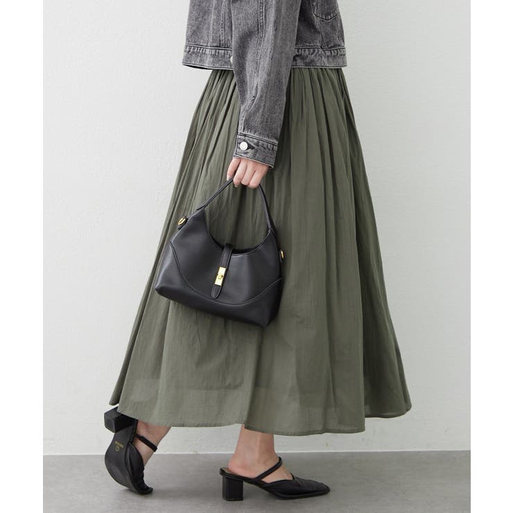 【NAO】コットン素材で快適 ギャザースカート | RMAF　NICE CLAUP / OLIVE des OLIVE | 詳細画像31 