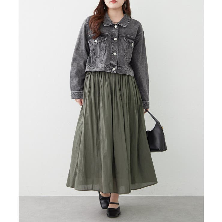 【NAO】コットン素材で快適 ギャザースカート | RMAF　NICE CLAUP / OLIVE des OLIVE | 詳細画像33 