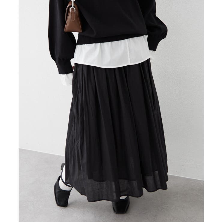 【NAO】コットン素材で快適 ギャザースカート | RMAF　NICE CLAUP / OLIVE des OLIVE | 詳細画像36 