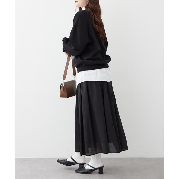 【NAO】コットン素材で快適 ギャザースカート | RMAF　NICE CLAUP / OLIVE des OLIVE | 詳細画像42 