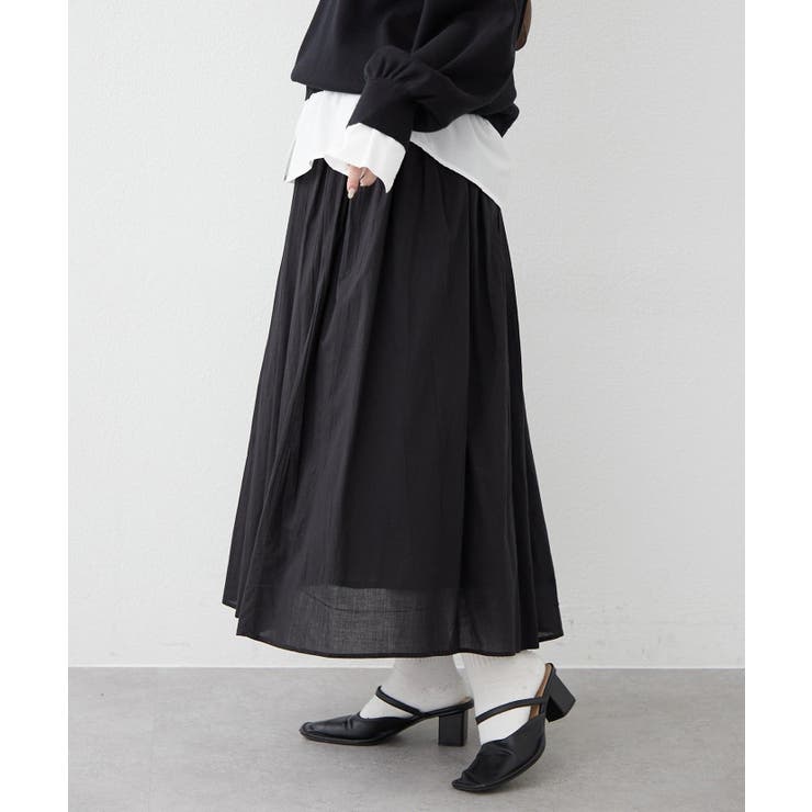 【NAO】コットン素材で快適 ギャザースカート | RMAF　NICE CLAUP / OLIVE des OLIVE | 詳細画像44 