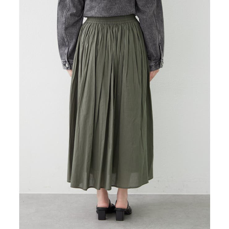 【NAO】コットン素材で快適 ギャザースカート | RMAF　NICE CLAUP / OLIVE des OLIVE | 詳細画像54 