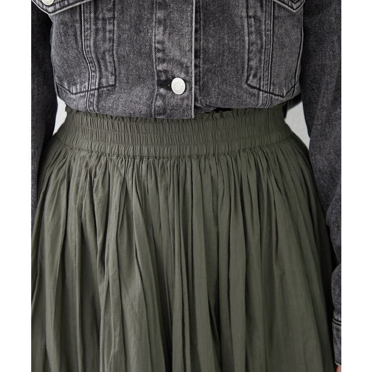 【NAO】コットン素材で快適 ギャザースカート | RMAF　NICE CLAUP / OLIVE des OLIVE | 詳細画像55 