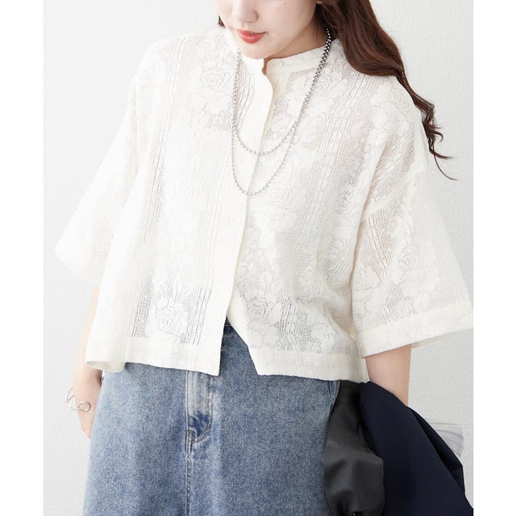 【NAO】フラワーレースブラウス | RMAF　NICE CLAUP / OLIVE des OLIVE | 詳細画像11 