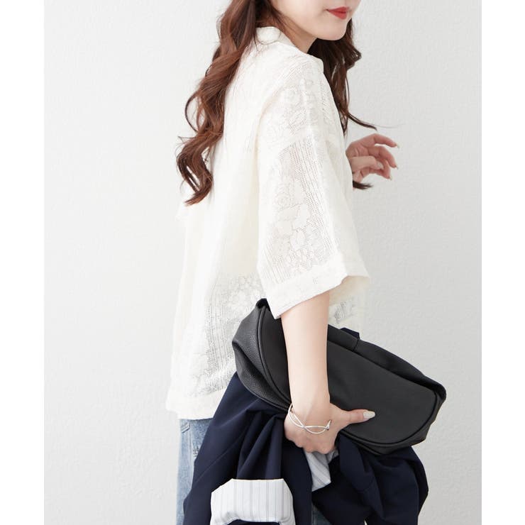 【NAO】フラワーレースブラウス | RMAF　NICE CLAUP / OLIVE des OLIVE | 詳細画像14 